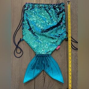 Mermaid Sequin Drawstring Backpack